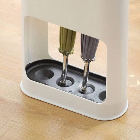 Dailygoods – Schirmständer mit 4 Fächern – Abnehmbare Tropfschale (1/4)