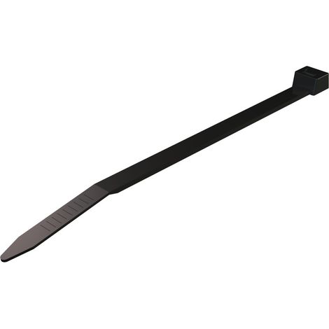OBO Bettermann Kabelbinder UV beständig 4,8x300mm Polyamid schwarz, 100 Stück, 2331880