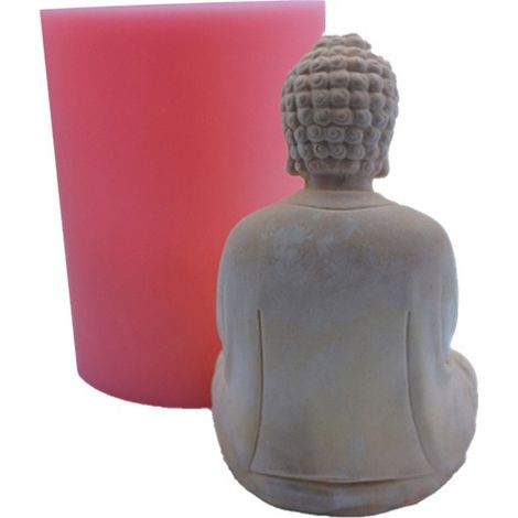 Eine Silikonform für eine große Buddha-Statue (wie abgebildet), ein 3D-Aquarium aus Gips und Zement für die Aromatherapie.