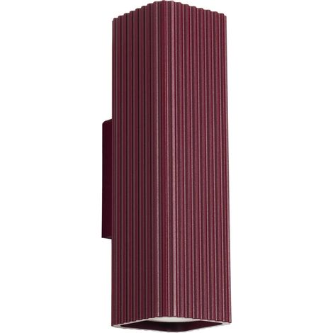 Applique RAYO 20 bordeaux alluminio 2xGU10 6cm Sollux (1/5)
