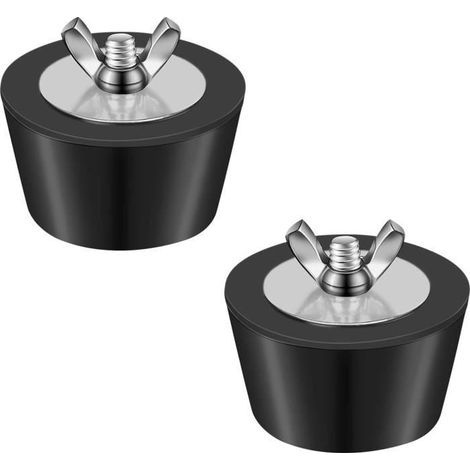 2 conical winter plugs for pool, lower diameter 32-38 mm, for winterizing tap and connection. (1/4)