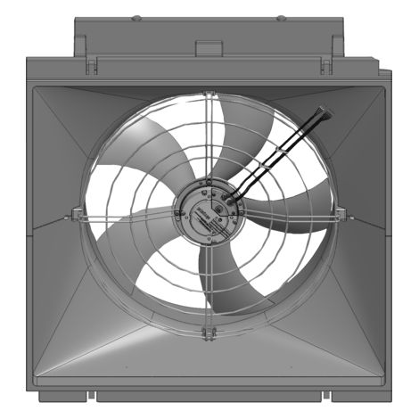 Ersatzteil Luftführung Bgr. WPL 25 I Baugruppe von Stiebel Eltron - 298803