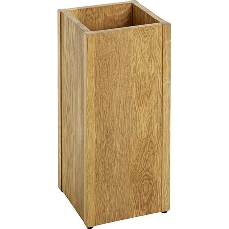Porte-Parapluies en Bois "Mani" 45cm Chêne (1/4)