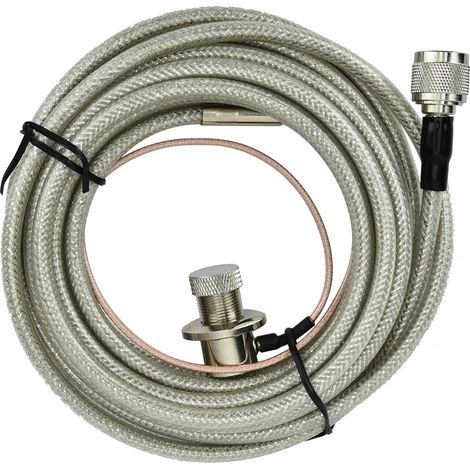 Câble d'extension coaxial, câble vidéo premium, connecteurs mâle et femelle de type N (sans adaptateur) (1/5)