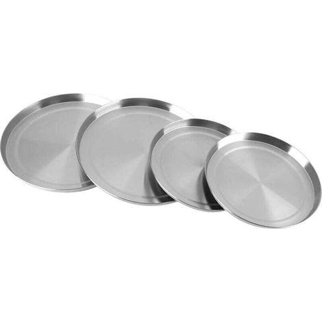 Couvertures de Brûleur de Poêle, 4pcs Couvercle de Plaque de Cuisson en Acier Inoxydable Plaques de Cuisson Electriques Protecteur Cuisinière Protection pour Cuisine (1/4)