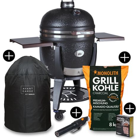 Monolith Starterset AVANTGARDE.66 Keramikgrill mit Gestell inkl. Zubehör-Paket 301030-AVG-START
