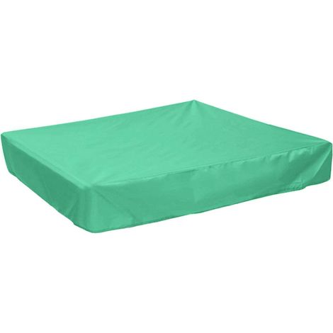 Square Swimming Pool Cover Children Sandbox Protective Cover Swimming Pool Accessories (120x120x20cm)(green1) (1/5)