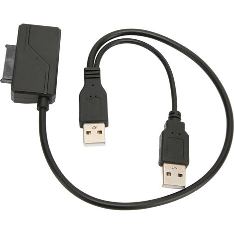 Cavo adattatore da USB a SATA, cavo adattatore SATA ultrasottile per laptop, senza driver, di alta qualità, resistente e stabile, adatto per dischi rigidi esterni di tipo C.