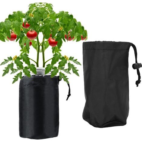 Sacs à manches occultants hydroponiques, 12 pièces, bocaux Mason à large bouche, sacs pour plantation opaques (1/5)