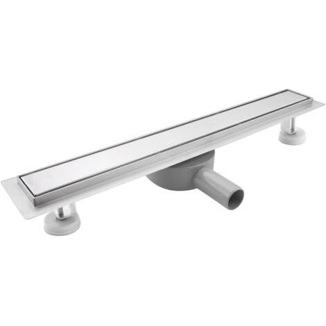 Sanitemodar – Caniveau de douche 60cm – Acier inoxydable 304 – Siphon 360° avec désodorisant et filtre à cheveux – Installation réglable (1/5)