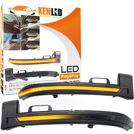 Répétiteurs RÉTRO LED DYNAMIQUE DÉFILANT Peugeot 308 II - Clignotant - Homologué ECE