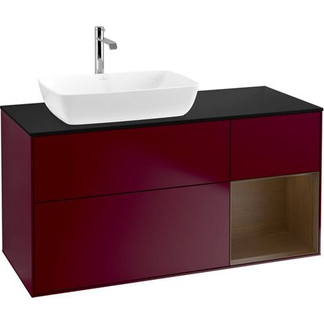 Villeroy & Boch F812GNHB Armoire sous lavabo Finion F81 (1/2)