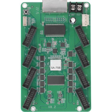 Module de réception de carte de contrôle synchrone avec écran LED couleur 5A-75B, alimentation CC 3,3-6 V. (1/5)