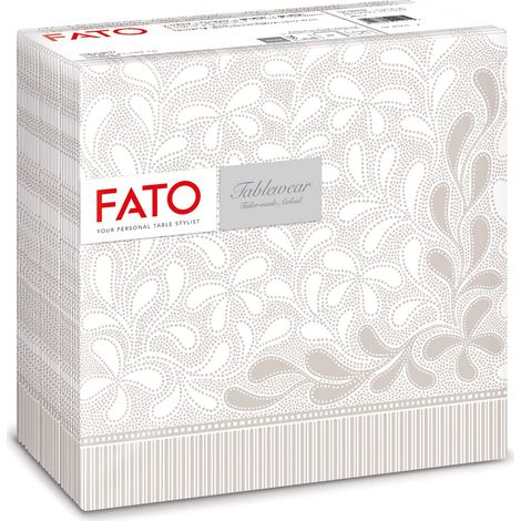 Set 50 Pezzi Tovaglioli da Tavola Carta Simil Tessuto Botanic Polvere 40 x 40 cm (1/4)