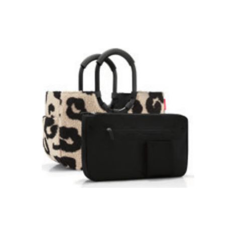 Reisenthel OS6071 Loopshopper M Borsa per la spesa 12 l con chiusura a zip e manici ergonomici colore Crema