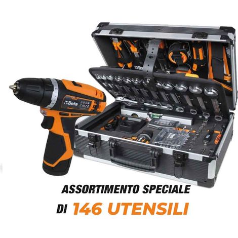 Beta BW 2056E 12V/19P Mallette à outils avec assortiment 147 pièces et tournevis 12 V (1/5)