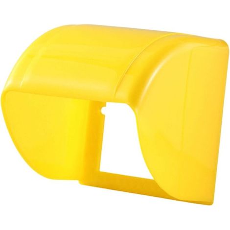 Boîtier étanche pour Interrupteur Extérieur Couvercle de Prise électrique Facile à Utiliser pour D'atelier de Protection D'interrupteur, Jaune, 9.5cmx9.5cmx8.7cm (1/5)