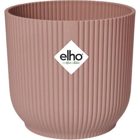 ELHO Vibes Fold Pot de fleurs rond Roues 35 - Rose - Ø 35 x H 32 cm - intérieur - 100% recyclé (1/5)