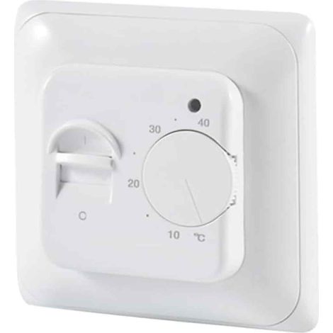 Thermostat de chauffage/climatisation mécanique manuel pour plancher chauffant, interrupteur de contrôle de température 220 V (1/5)