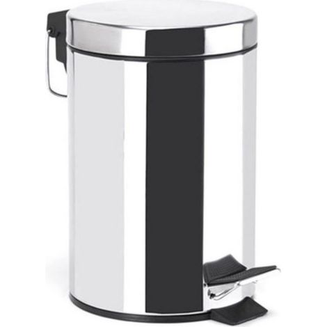 Spirella Pattumiera a pedale in acciaio inox 3L, Mirror (1/5)
