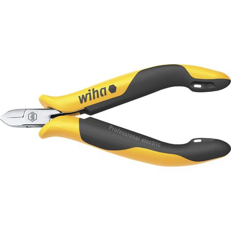 Wiha Pince coupante diagonale Professional ESD Tête étroite, semi-ronde coupe semi-rase 115 mm, 4 1/2" (26826) (1/2)