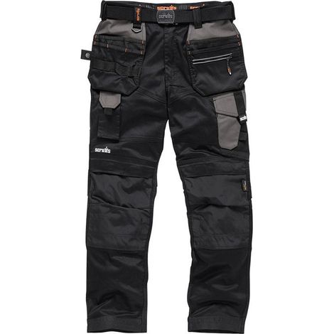 Scruffs Pantalon Pro Flex Noir résistant et confortable (1/5)