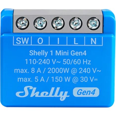 Sterownik Shelly 1 Mini Gen4 Zigbee/Matter