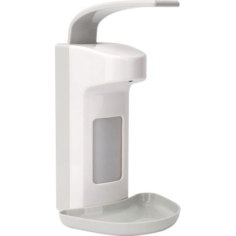 Soap Dispenser, Wall-Mounted ABS Plastic Lotion Shampoo Liquid Container Bottle Gel Container for Bathroom Toilet Hotel Kitchen, Soap Dispenser