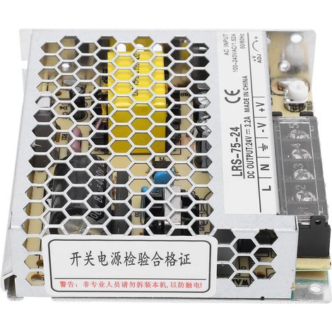 BERM LED-Schaltnetzteil 75W Mittel-Niederspannungstreibertransformator LRS-75-24 (1/5)