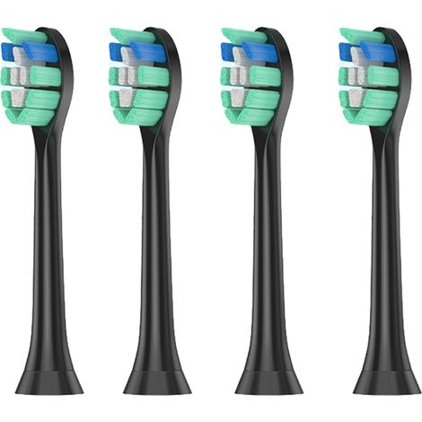 Têtes de brosse de rechange pour brosse à dents électrique Clean, 4 têtes de brosse (1/5)