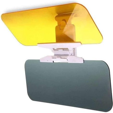 Pare-soleil de voiture HD 2 en 1 anti-éblouissement pour la conduite de nuit de jour (1/4)