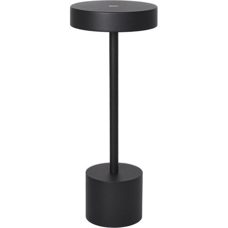 Sobremesa candy con cargador y cable usb ip54 1x2w led 230lm al.30xd.11,8cm negro (1/5)