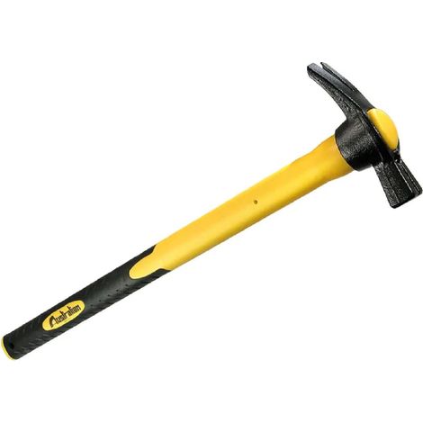MARTELLO CARPENTIERE CON CALAMITA 250g MANICO FIBRA 45cm AUSTRALIAN (1/3)