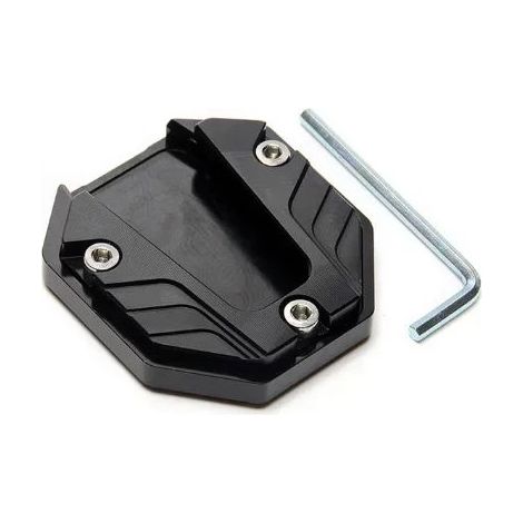 (Noir) Extension de béquille latérale pour moto, repose-pieds, support de jambe modifié maxpower (1/4)