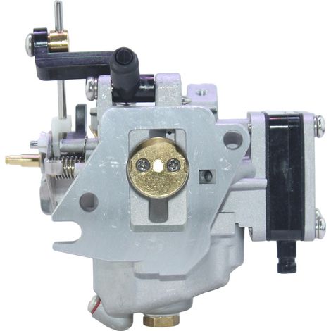 S-giant Carburateur complet pour moteur hors-bord Yamaha 2 temps 9.9/15 chevaux - Compatible avec 684-14301-03 et 6E7-14301. (1/5)