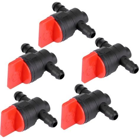 5-piece fuel tank shut-off valve kit - Compatible with lawnmowers and brush cutters - Leak-proof design - Easy installation (1/5)