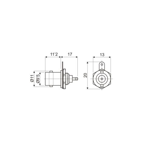 BNC hembra soldable, estanco Electro Dh 19.260 8430552023189 (1/2)