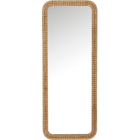 Miroir Mural Déco "Mariage du Sud" 122cm Naturel (1/3)
