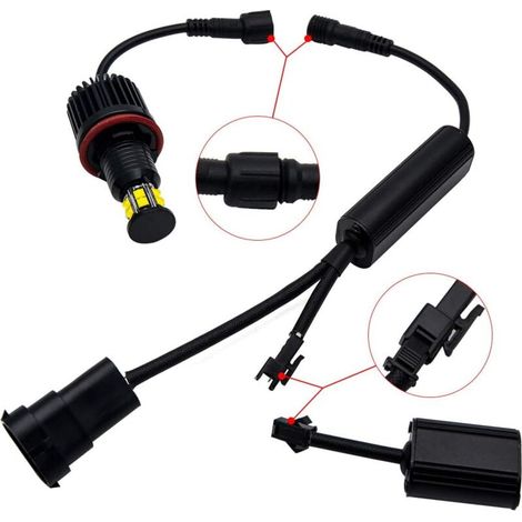 Lampade LED Halo per BMW Serie 3, 5, 6, X3, X5, Z4 - Modello E82 E90 E92 E60 E61 E63 E64 E70 E71 E89 (1/3)