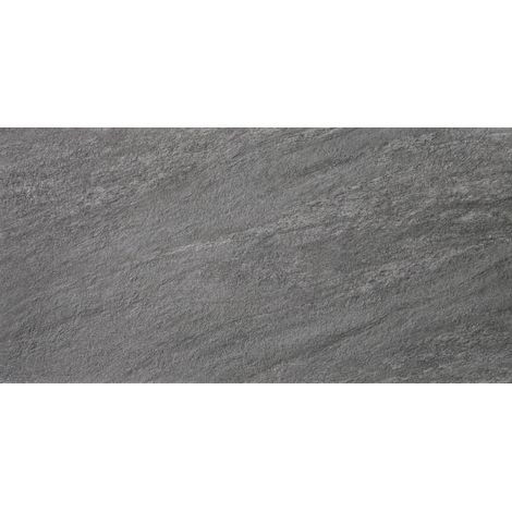 Carrelage effet Pierre Quartzite Gris Ombre 150x75x0,9 cm Mat Teravio - Sol et mur intérieur (vendu par carton de 2,25 m²) - RO'MA CARRELAGE
