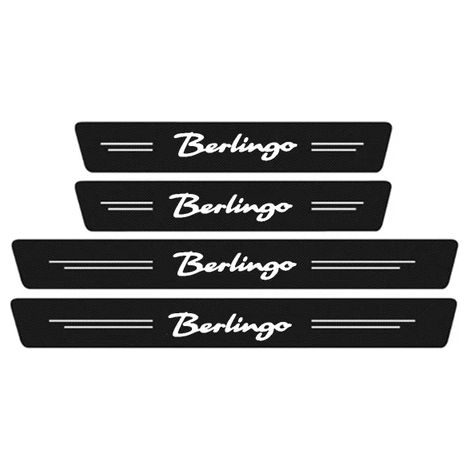 (4 pièces) Film protecteur anti-rayures pour seuil de porte arrière de voiture Citroën Berlingo (1/5)