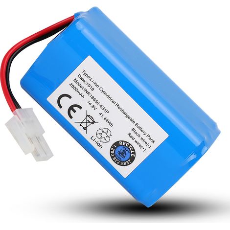 Batterie de remplacement 14,8 V 2800 mAh pour aspirateur robot iLife A4 A4S A6 V7 (1/5)
