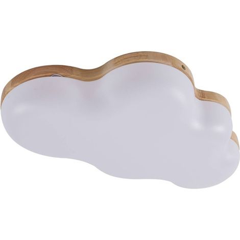 Lindby LED 'Pilvi' in Bianco da Plastica