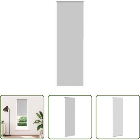 vidaXL Sichtschutz -  Verdunkelungsrollo Hellgrau 80x210 cm Stoffbreite 75,7 cm (1/5)