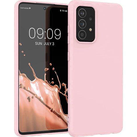 Flexible Silikonhülle für Samsung Galaxy A22 4G, pink (1/5)