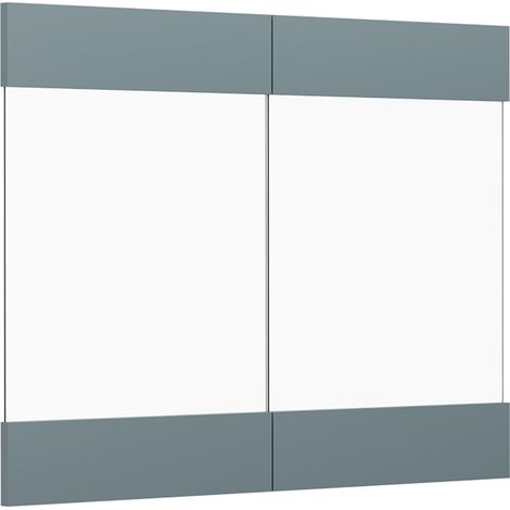 Frontale cucina R-Line, Grigio-blu, 79.2 x 59 cm frontale del mobile per pensile con vetro, Vicco (1/5)