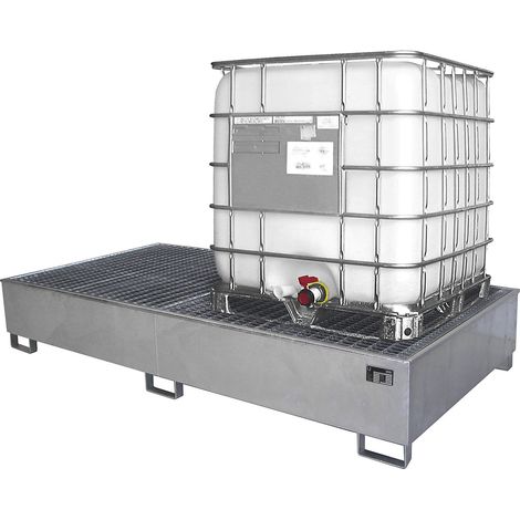 eurokraft pro, Cuve de rétention en acier avec insert en PE, (1/2)
