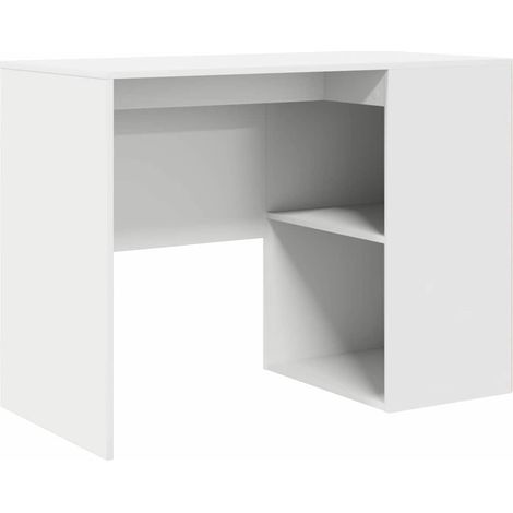 Maison Exclusive - Schreibtisch mit Regal Weiß 102 x 50 x 75 cm H