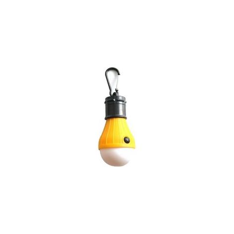 Lampe de tente LED portable avec clip crochet, éclairage secours ouragan, jaune –