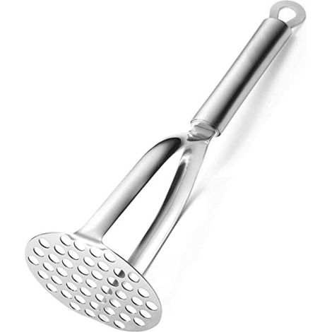 Presse-purée, Presse-purée professionnel en acier inoxydable 304, Presse-légumes, Gadget de cuisine et de cuisine (1/4)